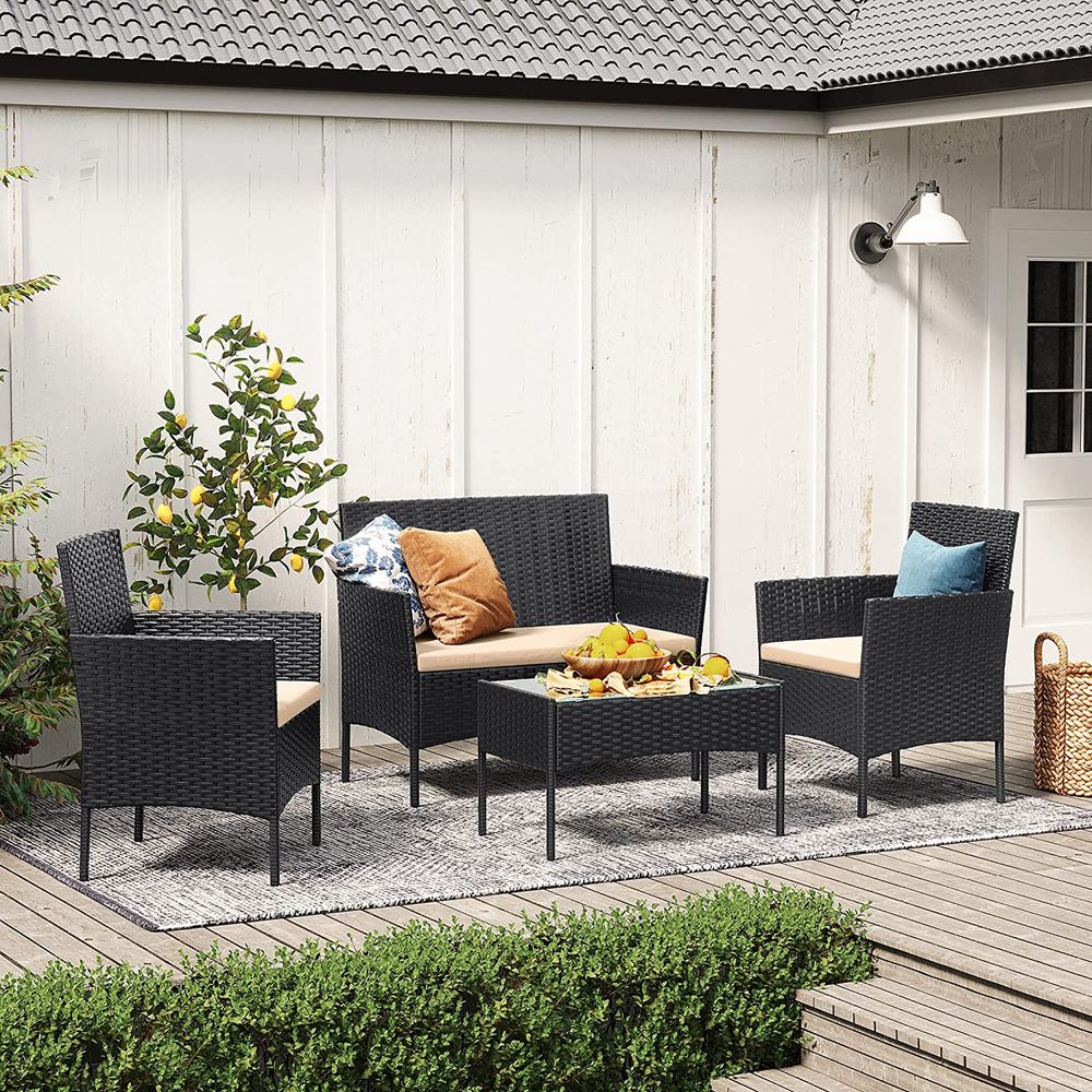 Tuinset met Rattanlook - Balkonset - Tuinstoelen met Tafeltje - Image 5