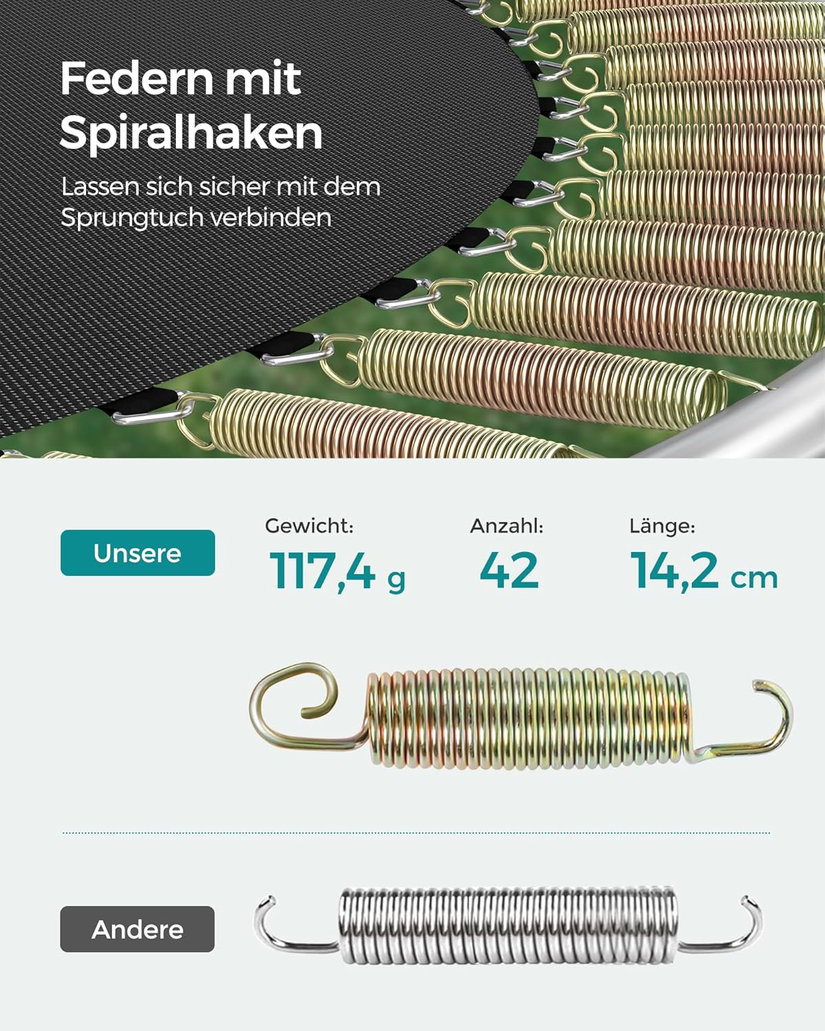 Tuintrampoline – 244 cm – Met Veiligheidsnet, Ladder En Randafdekking – TÜV Rheinland Gecertificeerd - Image 8