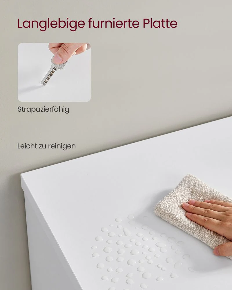 TV-meubel met LED-verlichting en verstelbare opbergruimte - Image 8