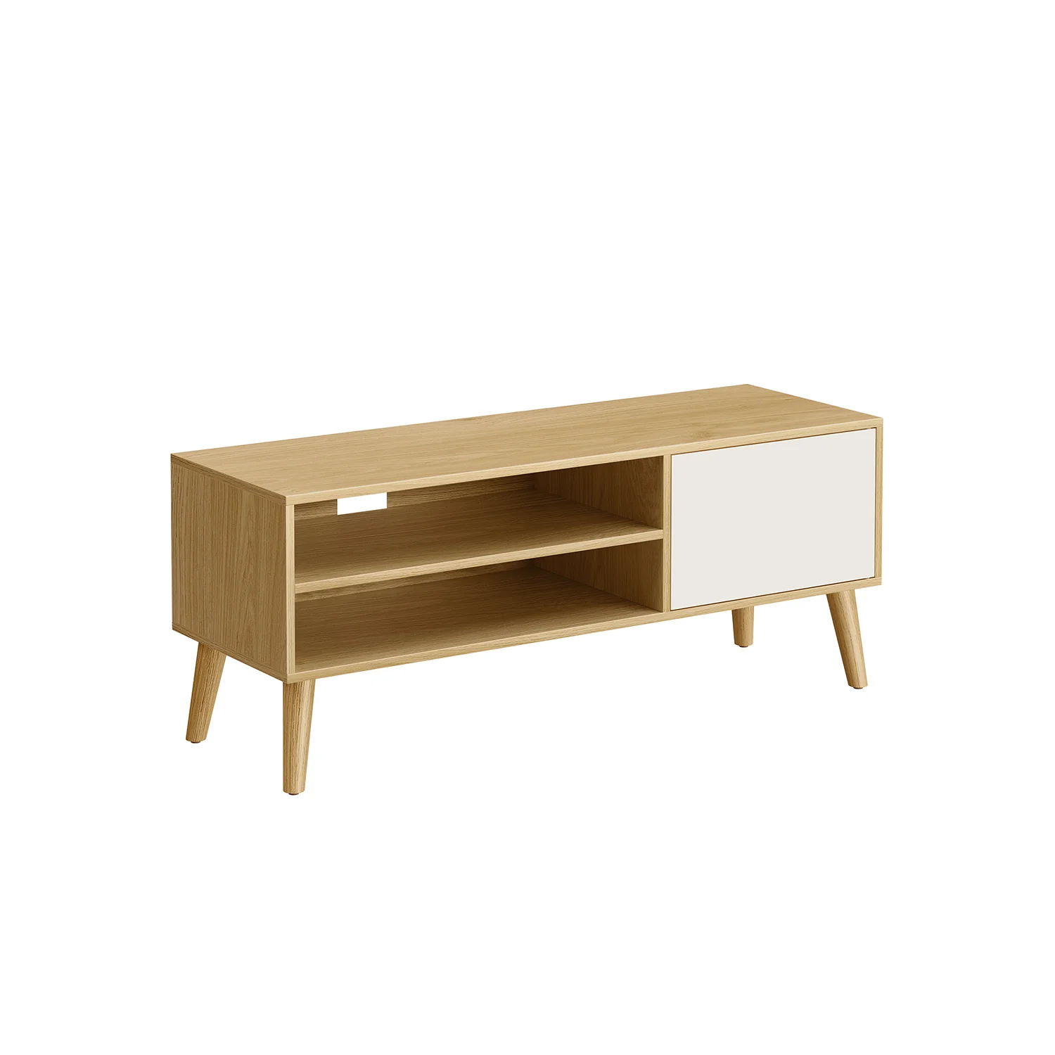 TV-Meubel – 1 deur – 40 x 120 x 49 cm – Scandinavisch – voor TV's tot 55 inch - Image 3