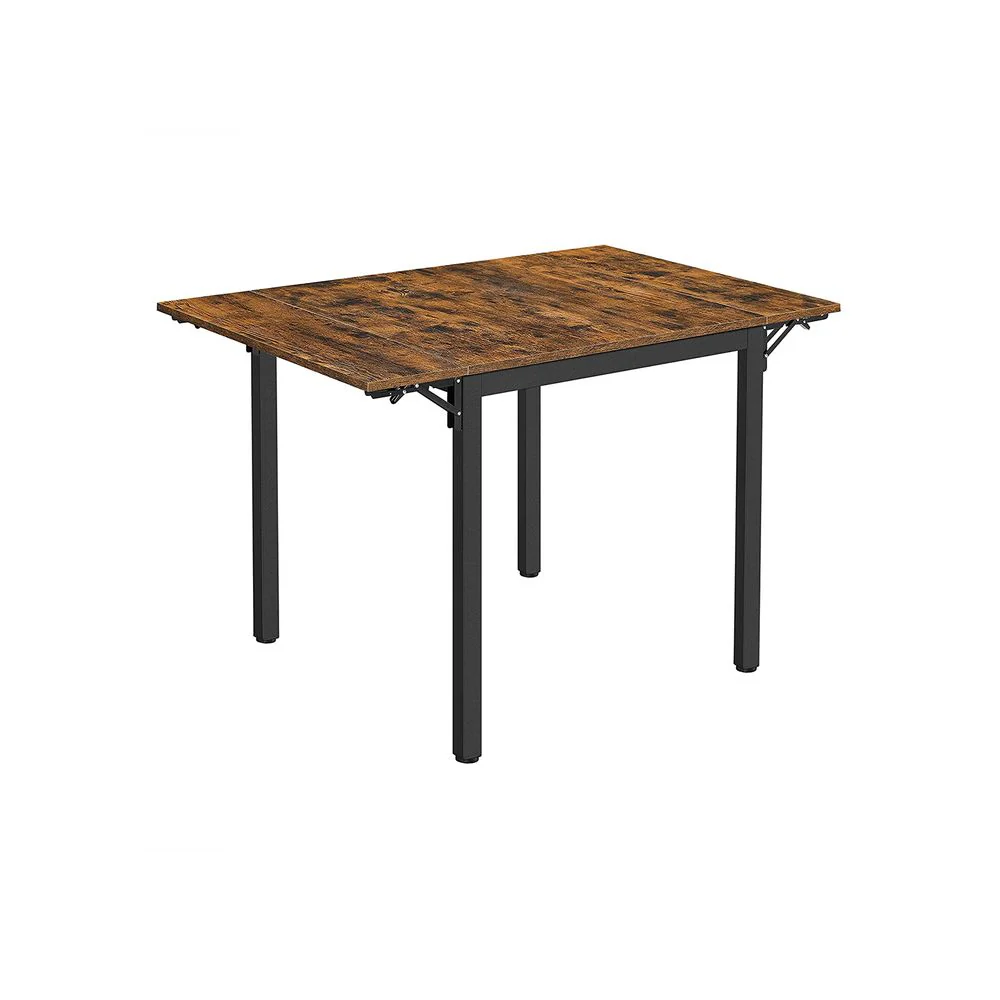 Uitschuifbare Eettafel – Inklapbaar Ontwerp – 78 x 120 cm – Industriële Stijl - Image 4