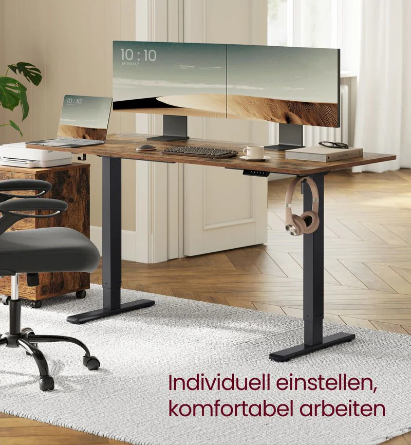 Verstelbaar Elektrisch Bureau Onderstel - In Hoogte Aanpasbaar Bureauframe met Geheugenfunctie - Image 3