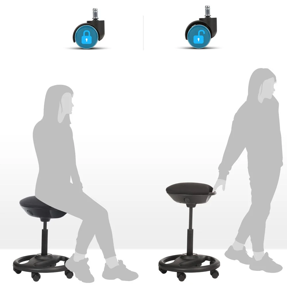 Verstelbare Ergonomische Bureaustoel Met Wielen – Comfortabele en Actieve Zitoplossing Voor Op Het Werk - Image 7