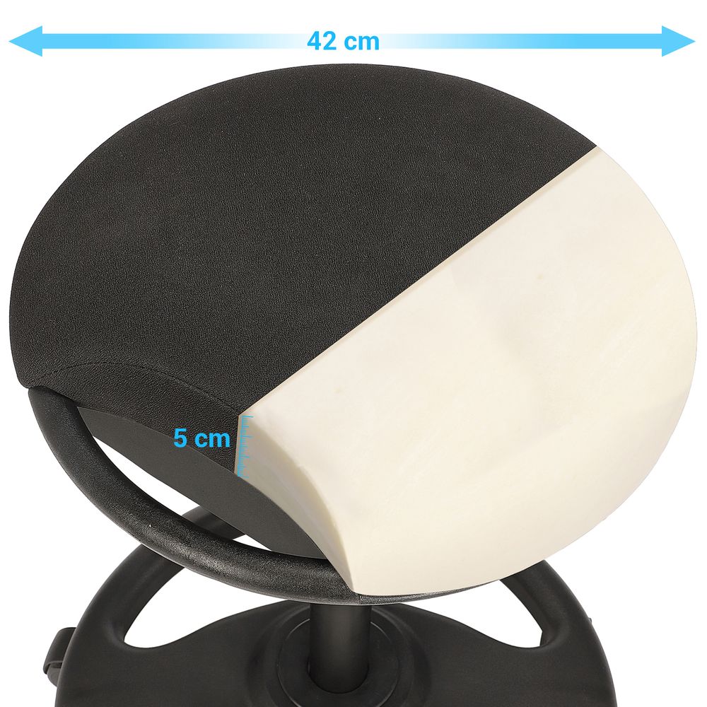 Verstelbare Ergonomische Bureaustoel Met Wielen – Comfortabele en Actieve Zitoplossing Voor Op Het Werk - Image 9