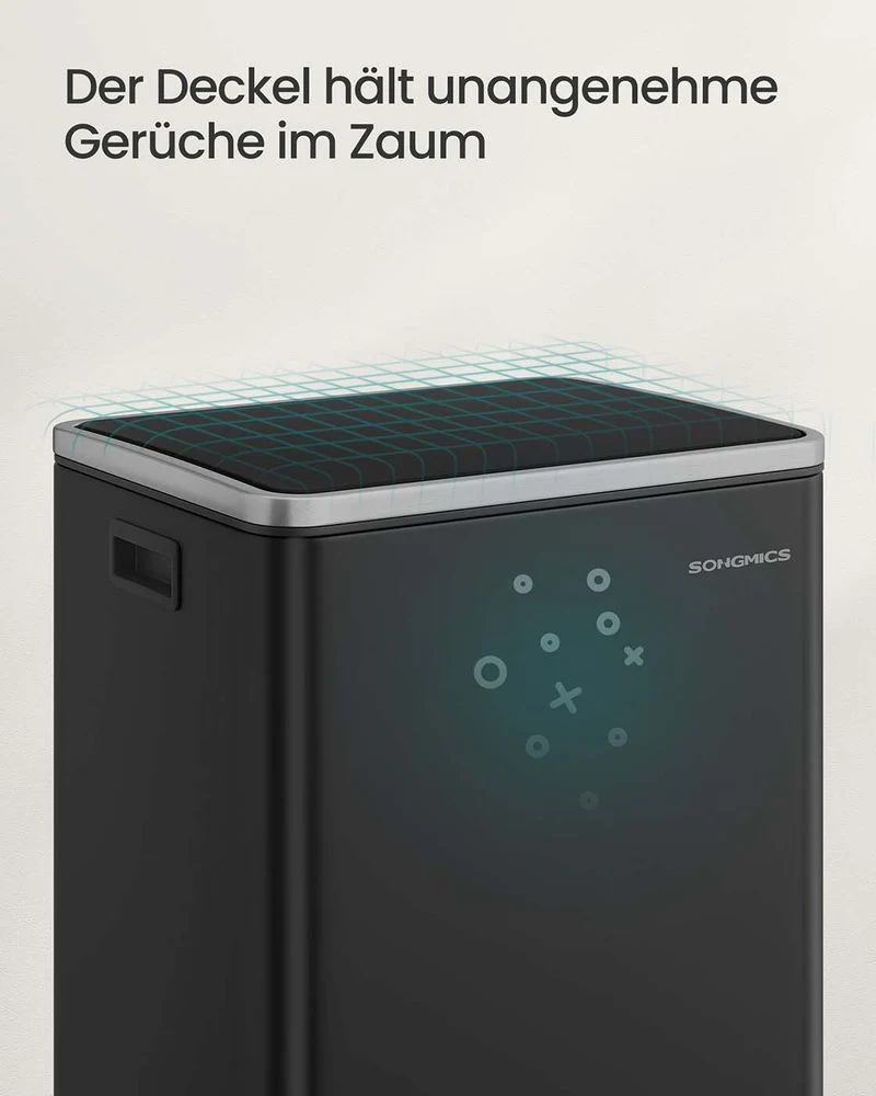 Vuilnisbak met Pedaal – 50 Liter – Softclose Deksel – Uitneembare Binnenemmer – Inclusief 15 Zakken - Image 7