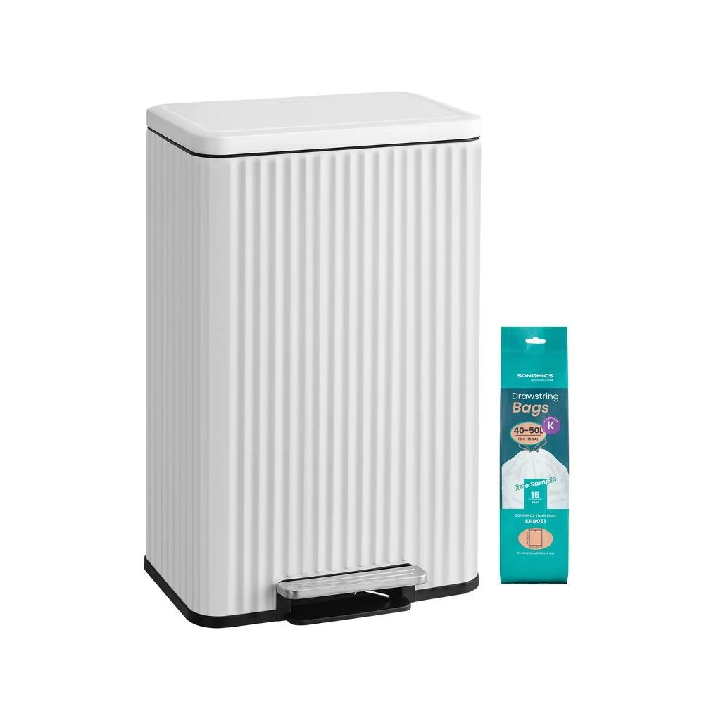 Vuilnisemmer Keuken – 50 Liter – Pedaalemmer Met Softclose Deksel – Stalen Binnenemmer – Inclusief 15 Vuilniszakken - Image 3