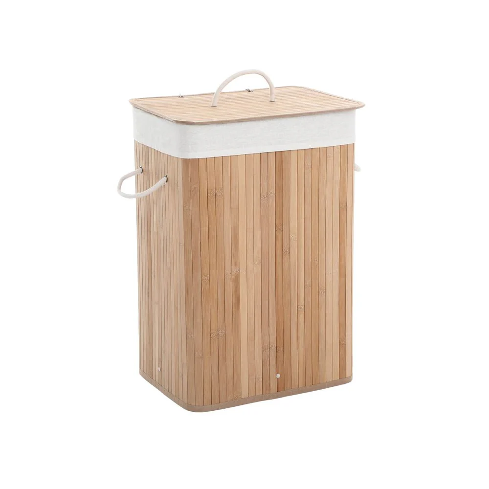 Wasmand van Bamboe – Opvouwbare Wasbox met Uitneembare Waszak - Image 4