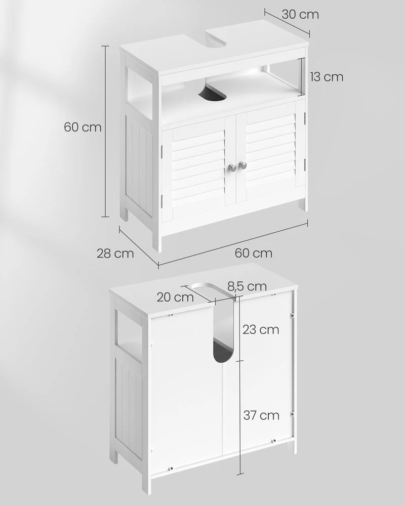 Wastafelkast - Badkamerkast - Kast onder wastafel - Image 5