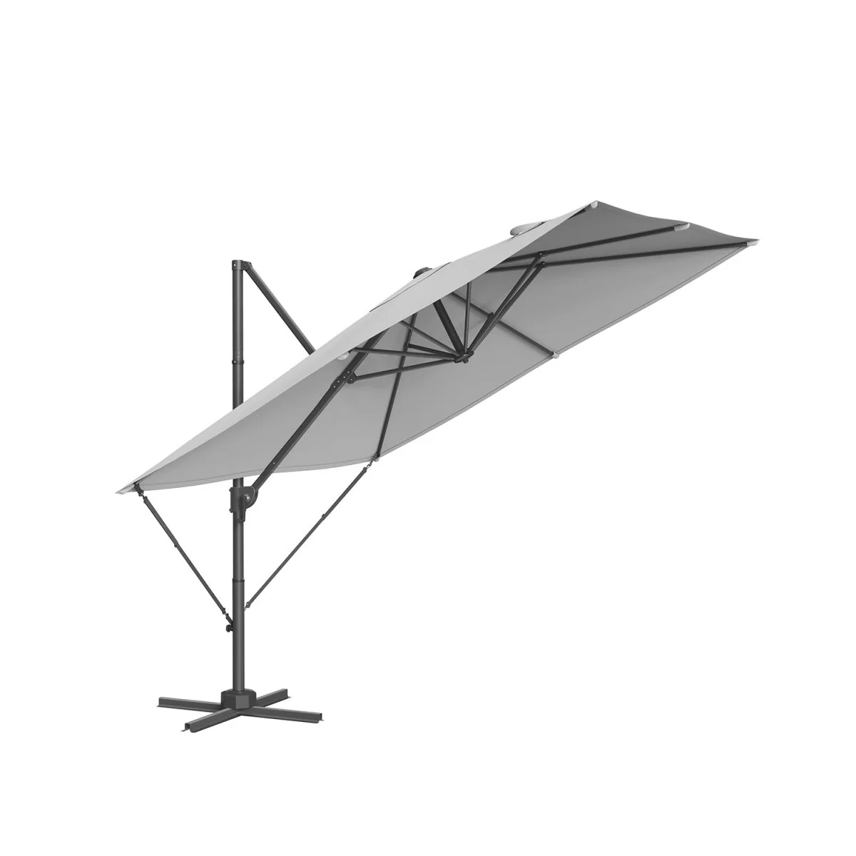 Zweefparasol 270 x 270 cm - Compleet Verstelbaar en 360° draaibaar - Image 2