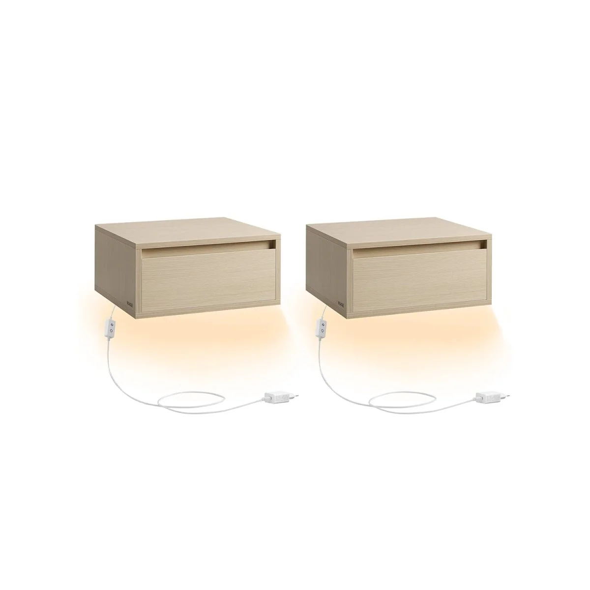 Zwevend Nachtkastje met LED-verlichting - Minimalistisch en Praktisch - Image 12