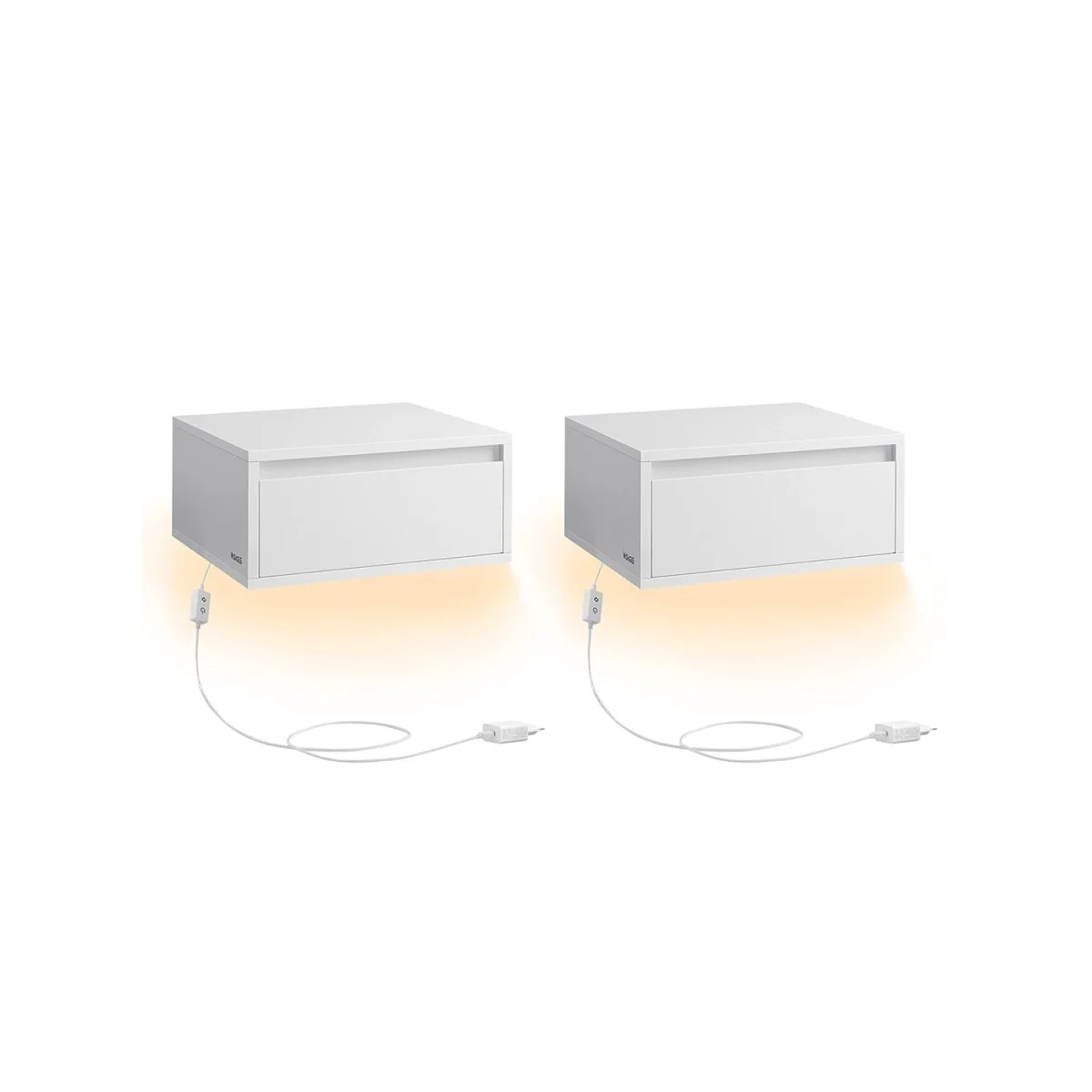 Zwevend Nachtkastje met LED-verlichting - Minimalistisch en Praktisch - Image 13