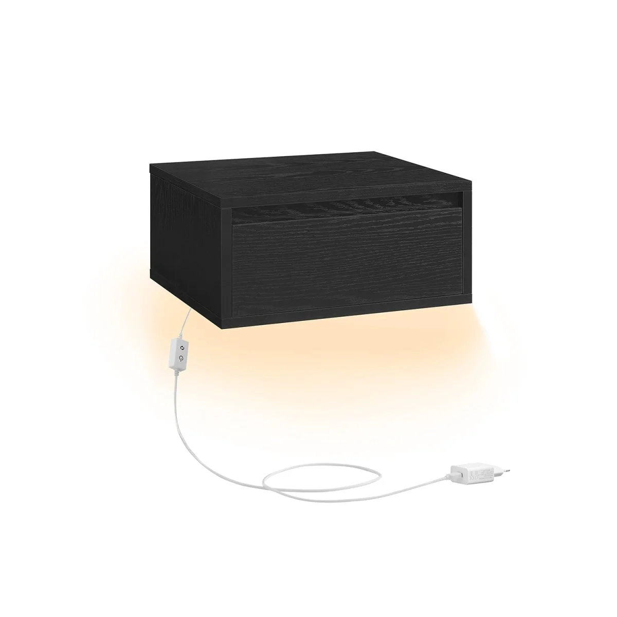 Zwevend Nachtkastje met LED-verlichting - Minimalistisch en Praktisch - Image 9